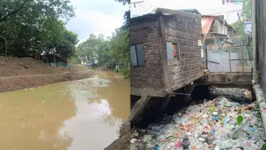 ময়লা-আবর্জনা আর দখলে ভরাট হয়ে গেছে প্রাচীন খাল, খননে অনিয়ম