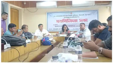মিরসরাইয়ে সাংবাদিকদের সঙ্গে নবাগত ইউএনও’র মতবিনিময়