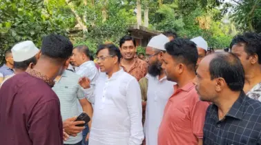 মুকসুদপুরে বিএনপির নেতা সেলিমুজ্জামানের  গণসংযোগ