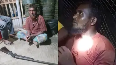 সাতক্ষীরায় দুই বনদস্যু জনতার হাতে আটক, অস্ত্র উদ্ধার
