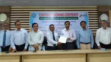 স্বাস্থ্য ও জীবন বীমার আওতায় রুয়েট শিক্ষার্থীরা