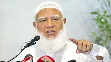 কোনটা ভুল কোনটা সঠিক সেটা ইতিহাস নির্ধারণ করবে: জামায়াত আমির