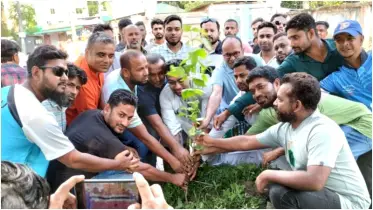 রাজবাড়ীতে যুবদলের মাসব্যাপী বৃক্ষরোপণ কর্মসূচি শুরু