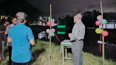 জুলাই যোদ্ধা রুদ্র সেনের নামে শাবি ক্যাম্পাসের লেকের নামকরণ