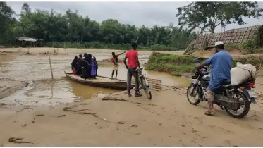 সেতু না থাকায় চরম দুর্ভোগে,পাহাড়ি জনপদের কয়েক হাজার মানুষ