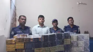 কলাপাড়ায় ৫ হাজার প্যাকেট নকল সিগারেট জব্দ