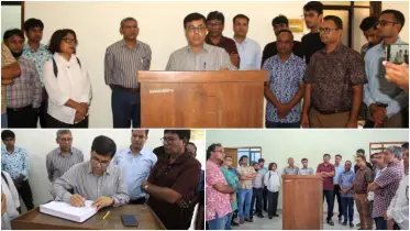 জুলাই হত্যাযজ্ঞের খুনিদের বিচার দাবিতে নজরুল বিশ্ববিদ্যালয়ে গণস্বাক্ষর কর্মসূচি