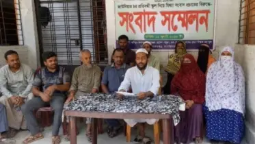 রাজিবপুরে প্রকাশিত সংবাদের প্রতিবাদে সংবাদ সম্মেলন