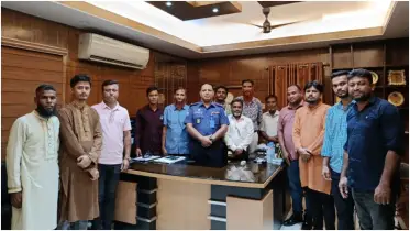 চন্দনাইশ প্রেসক্লাব নেতৃবৃন্দের সাথে নবাগত ওসি গোলাম সারোয়ারের মতবিনিময়