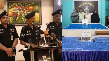 কেরাণীগঞ্জে এক কোটি ১১ লক্ষ টাকার ইয়াবাসহ গ্রেপ্তার ৪