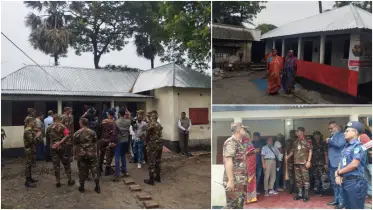 যশোরের অভয়নগরে আগুনে ক্ষতিগ্রস্ত ১৪ পরিবারকে পুনর্বাসন করলো সেনাবাহিনী