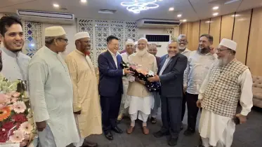 চীন সফর শেষে দেশে ফিরেছেন জামায়াতের আমির