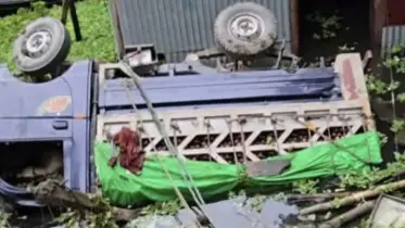 মাদারীপুরে ডিমভর্তি পিকাপ উল্টে ব্যবসায়ী নিহত, আহত ২