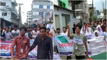সৈয়দপুরে পুলিশের গুলিতে শতাধিক শিক্ষার্থী আহত হন