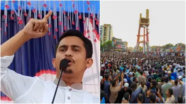 চাঁদাবাজ আর দখলদার, বাংলা নয় তোর বাপ দাদার: সারজিস আলম