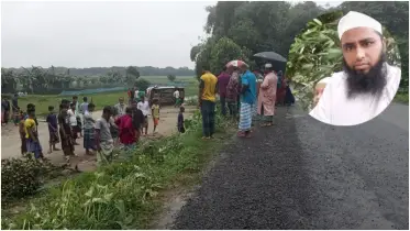 নান্দাইলে মাদ্রাসার মাঠে কাজ করার সময় প্রাইভেটকারের চাপায় মুহতামিম নিহত