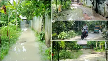 পিরোজপুরে অতিরিক্ত জোয়ারের পানিতে ২০ গ্রাম প্লাবিত, বেড়িবাঁধ না থাকায়