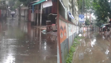 মাগুরায় টানা বৃষ্টিতে জলাবদ্ধতা, জনদুর্ভোগ চরমে 