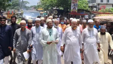 জাতীয় সমাবেশ বাস্তবায়নের লক্ষ্যে জামায়াত প্রার্থীর গণসংযোগ