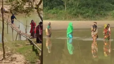 একটি সেতুর অভাবে ১৫ গ্রামের মানুষের দুর্ভোগ!