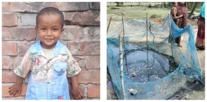 ডোবায় ডুবে নিভে গেল রোহানের শৈশব