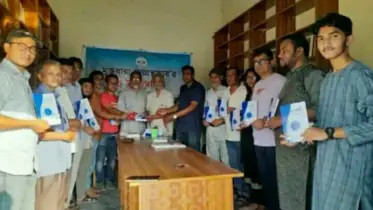 সুন্দরগঞ্জে ‘বৈশাখী’র মোড়ক উন্মোচন ও সাহিত্য আসর