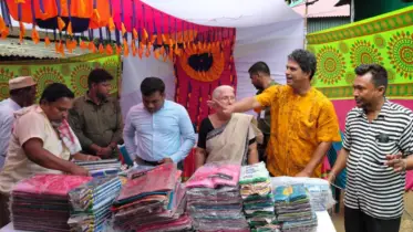 ঝিনাইগাতীতে মানবাধিকার কর্মীর আয়োজনে চক্ষু শিবির ও বস্ত্র বিতরণ