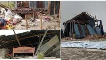 ইসলামপুরে কালবৈশাখীর তাণ্ডবে ৩ শতাধিক বসতবাড়ি ক্ষতিগ্রস্ত
