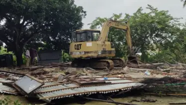 দখলমুক্ত হলো পূর্বাচলের ১৪৪ একর বনভূমি, ১৫৫টি ঘর উচ্ছেদ
