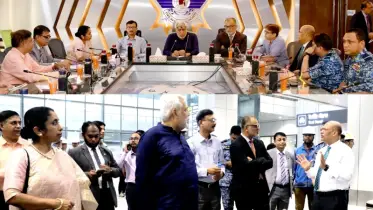 হযরত শাহজালাল আন্তর্জাতিক বিমানবন্দরের তৃতীয় টার্মিনাল পরিদর্শনে বিমান, জ্বালানি ও পররাষ্ট্র উপদেষ্টা