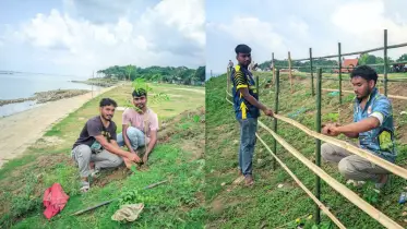 পদ্মার পাড়ে সবুজ স্বপ্ন—রাজবাড়ীর দুই যুবকের অক্সিজেন তৈরির ব্যতিক্রমী উদ্যোগ
