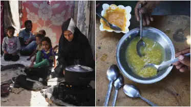 গাজায় এক পরিবারের বেঁচে থাকার সংগ্রাম: ক্ষুধার্ত মায়েদের অশ্রু, শিশুদের নিঃশব্দ আহাজারি