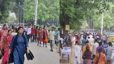 রাবির ‘এ’ ইউনিটের ভর্তি পরীক্ষা শুরু, প্রতি আসনে লড়ছেন ৫১ ভর্তিচ্ছু