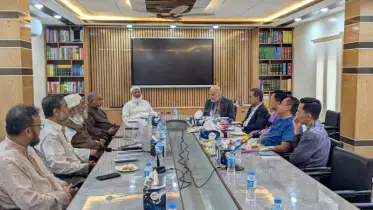 আমীরে জামায়াতের সঙ্গে আন্তর্জাতিক প্রতিনিধি দলের সৌজন্য বৈঠক