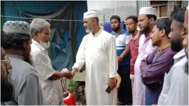 পবিত্র ঈদুল আজহা উপলক্ষে সিরাজগঞ্জে শহীদ পরিবারের পাশে জামায়াতে ইসলামী