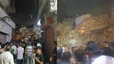 ভবন ধসে মিশরের সাইয়্যেদা জয়নাবে চরম আতঙ্ক, চলছে উদ্ধার অভিযান