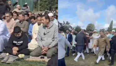 নেতাকর্মীদের সঙ্গে ঈদের নামাজ আদায় করলেন তারেক রহমান