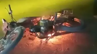 রায়গঞ্জে বিএনপি নেতার উপর হামলা, মোটরসাইকেল অগ্নিসংযোগ
