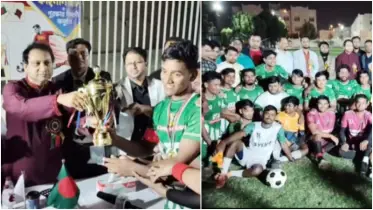 কাতারে সপ্তাহব্যাপী ‘আবু নাখলা গোল্ডকাপ ফুটবল টুর্নামেন্ট ২০২৫’ এর ফাইনাল সম্পন্ন
