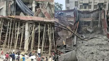 জাককানইবি’তে ভবন ধসে আহত দশাধিক, ৬ সদস্যের তদন্ত কমিটি গঠন, ৫ দিনের মধ্যে রিপোর্ট প্রদানের নির্দেশ