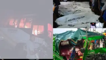 ময়মনসিংহে পৃথক সড়ক দুর্ঘটনায় প্রাণ হারালেন ১০ জন, আহত অন্তত ১৫ জন