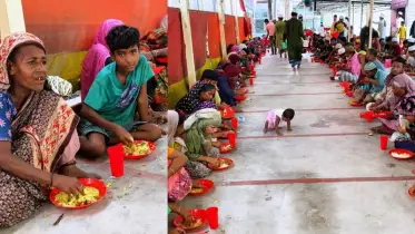 একবেলার খাবারে অসহায় গরিবের মুখে হাসি ফোটায়;মানবিক তিন উদ্যোক্তা
