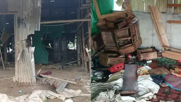 সুনামগঞ্জে প্রেমঘটিত বিরোধে দু’পক্ষের সংঘর্ষ: বসতবাড়ি ভাঙচুর, লুটপাট ও অগ্নিসংযোগ