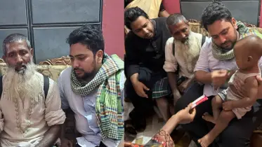 কুড়িগ্রামে শহীদ নূর আলমের পরিবারের সঙ্গে দেখা করলেন এনসিপি আহ্বায়ক নাহিদ ইসলাম