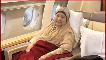 শাহজালাল বিমানবন্দরে অবতরণ করেছেন বেগম খালেদা জিয়া