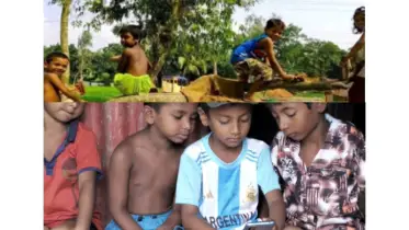 শৈশবের দুরন্ত পনা 