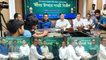ঈদ উপহার বিতরণ করে জুলাই গণঅভ্যুত্থানের শহিদ ও আহতদের পাশে মানবতার হাত