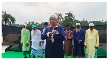 রাজশাহীতে আগাম ইদ: সৌদি সময় অনুসরণে পাঁচ পরিবারের ছোট্ট জামাত
