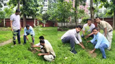 এইচ এম আবু জাফরের উদ্যোগে ঢাবিতে ছাত্রদলের বৃক্ষরোপণ