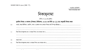 কাবিনের টাকার মামলা ও ডিভোর্সের আগে কাবিন কমানোর আইনি দিক